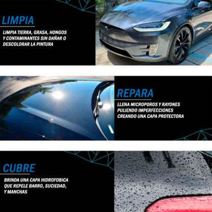 RayHong™ – Blindaje Cerámico 3 en 1 para Tu Auto