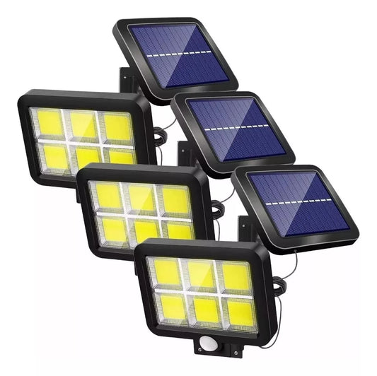 Pack X3 Foco Led Solar Exterior