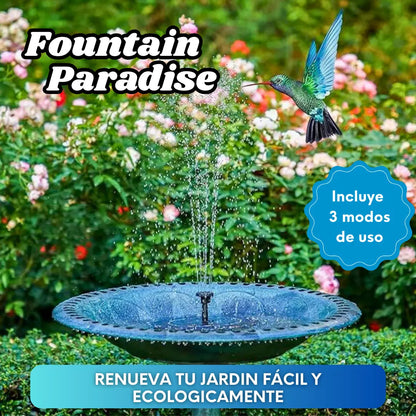 Fuente de Agua Solar - FOUNTAIN PARADISE